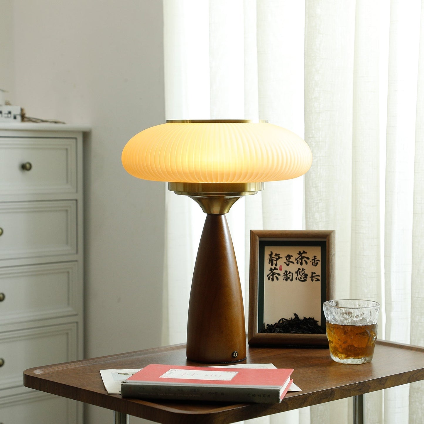 Wooden Sky Table Lamp with Elegant Design
