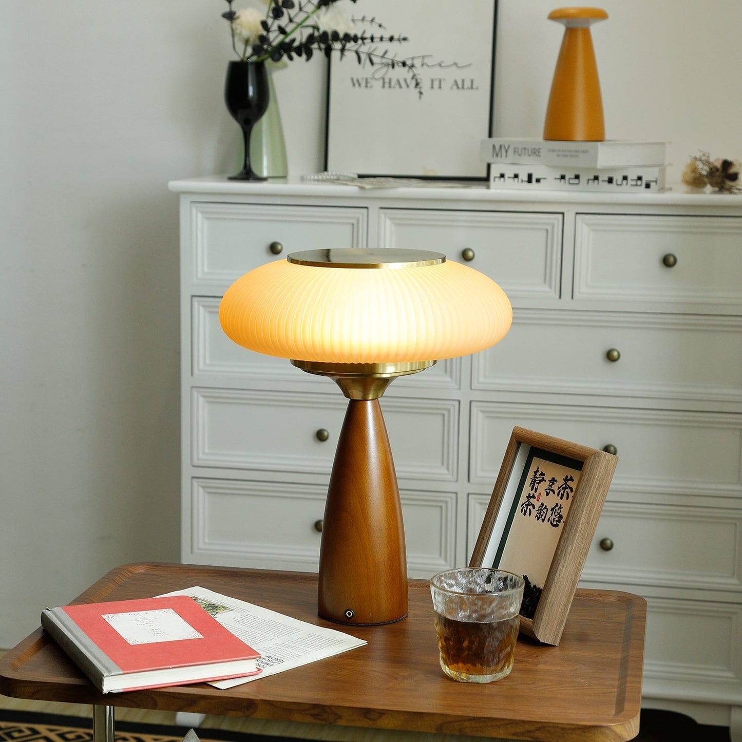Wooden Sky Table Lamp with Elegant Design