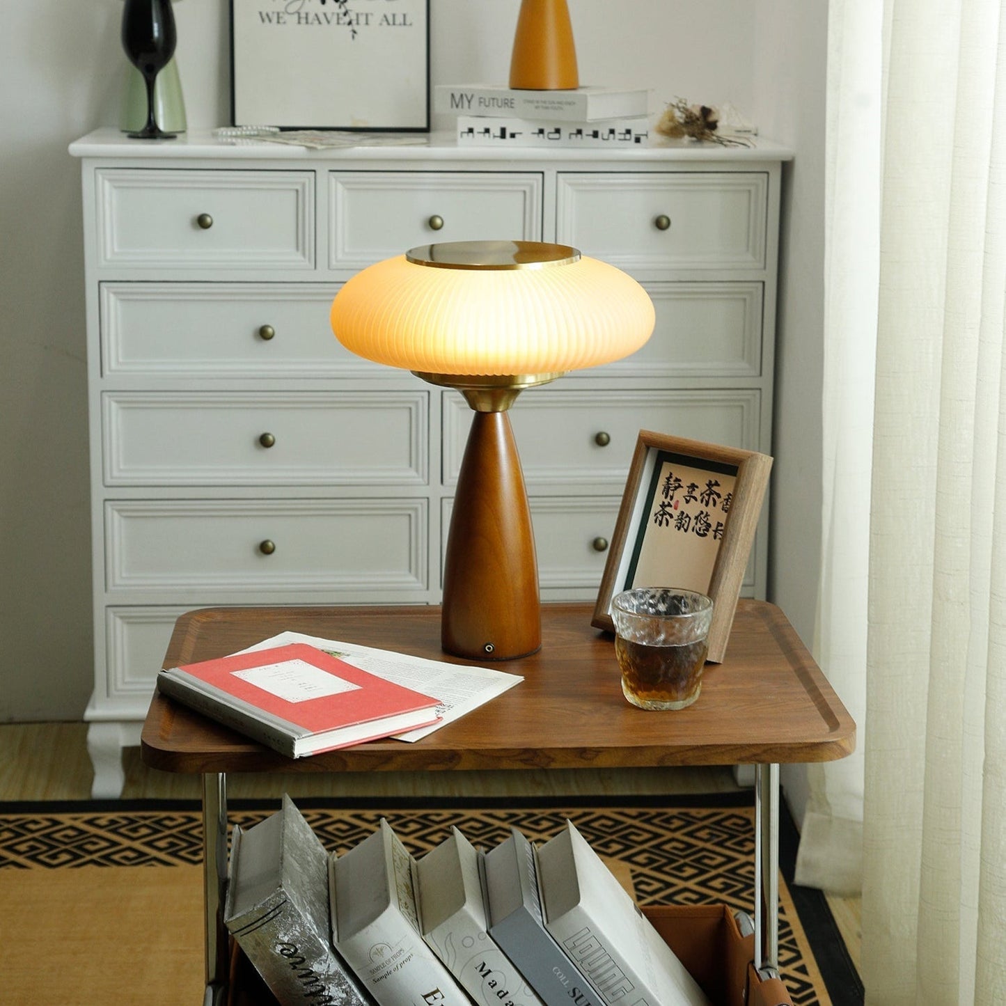 Wooden Sky Table Lamp with Elegant Design