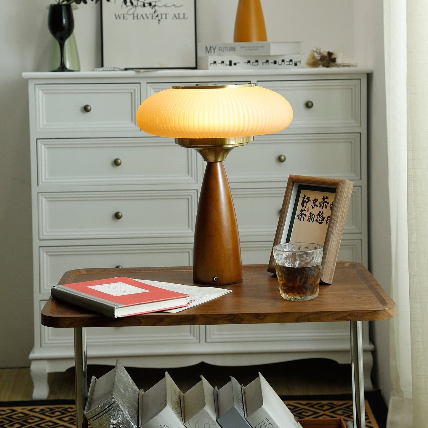 Wooden Sky Table Lamp with Elegant Design