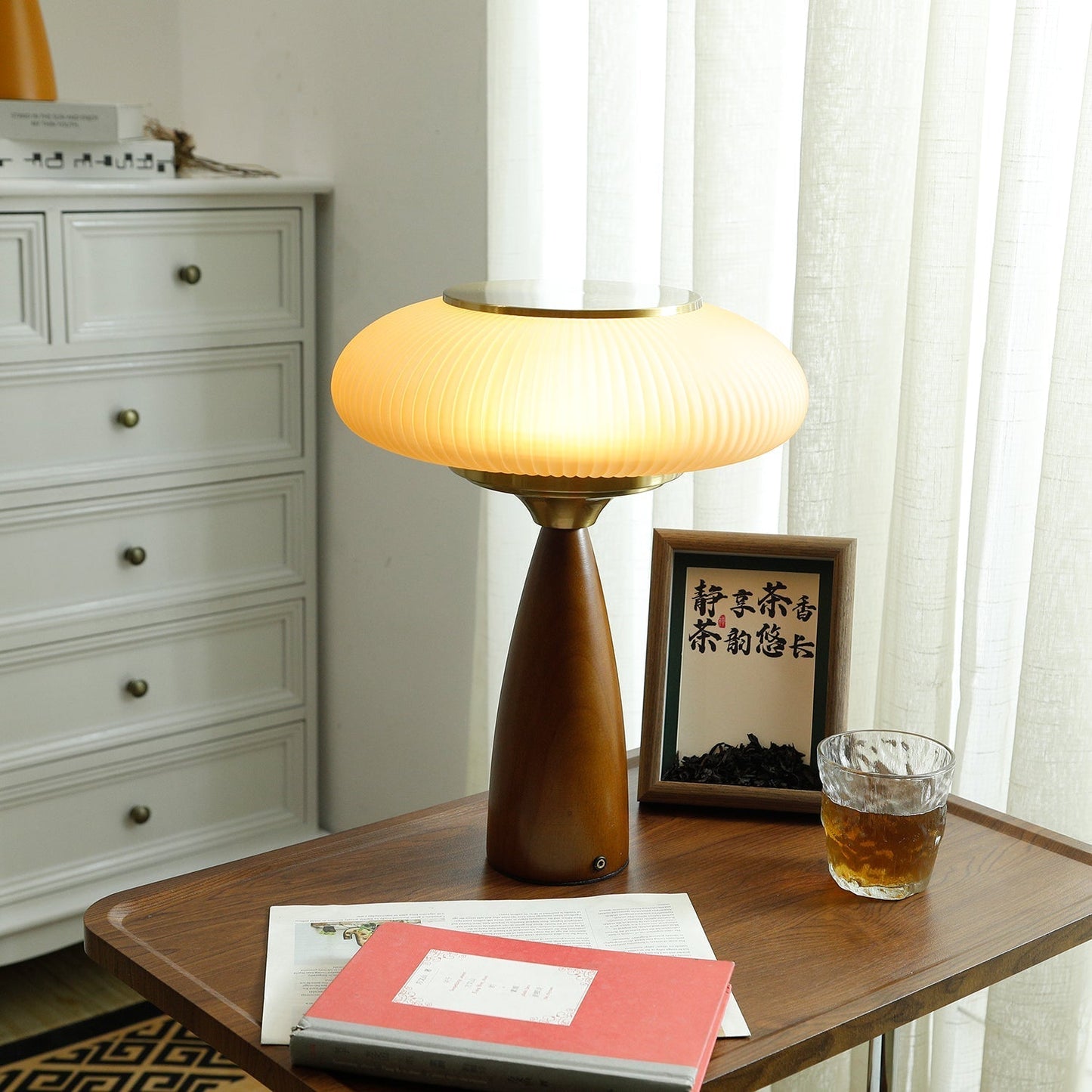 Wooden Sky Table Lamp with Elegant Design