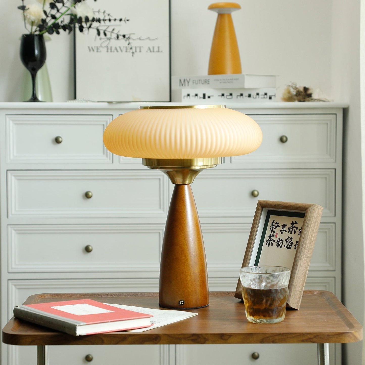 Wooden Sky Table Lamp with Elegant Design