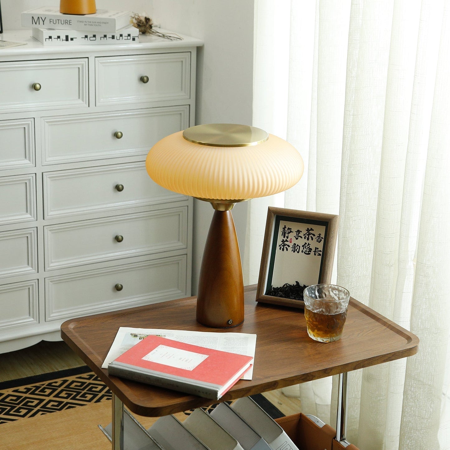 Wooden Sky Table Lamp with Elegant Design