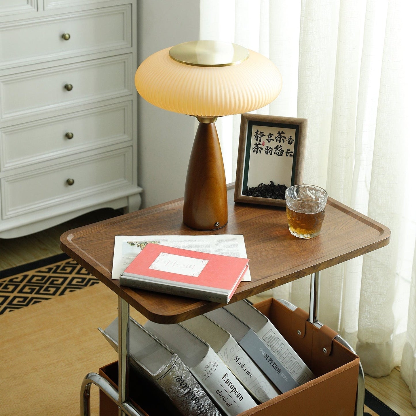 Wooden Sky Table Lamp with Elegant Design