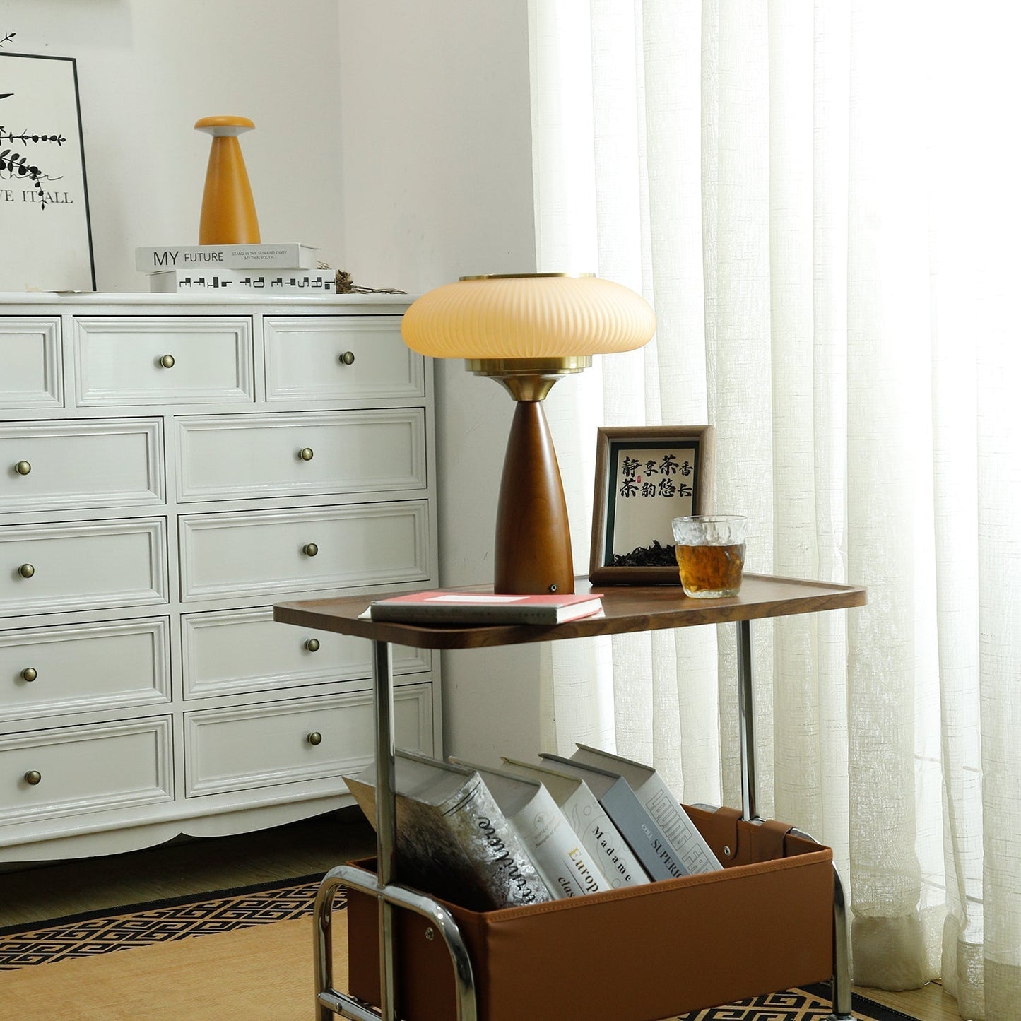 Wooden Sky Table Lamp with Elegant Design