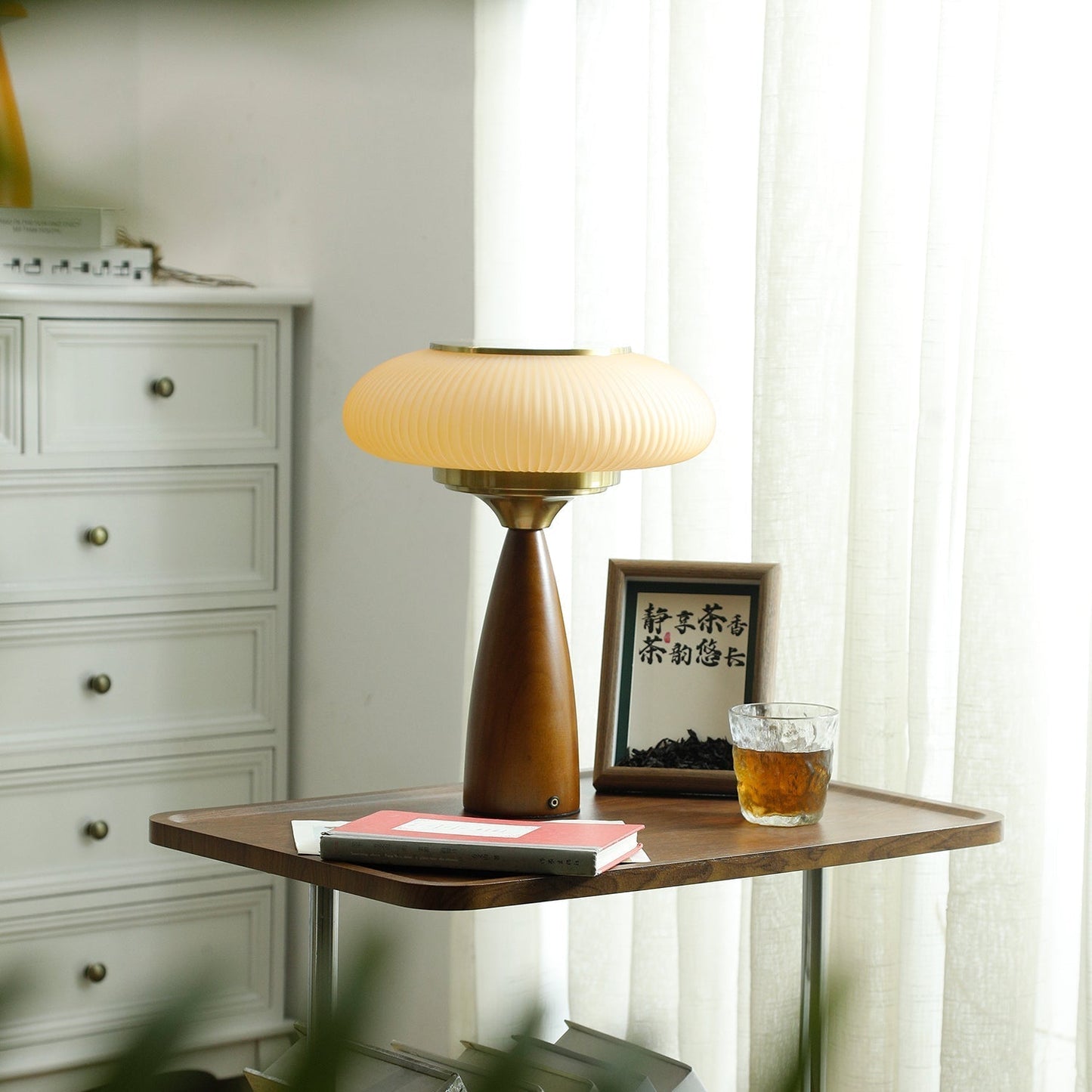 Wooden Sky Table Lamp with Elegant Design