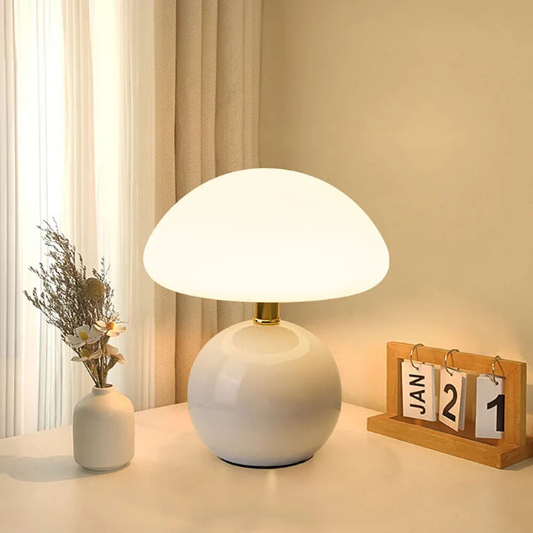 French Cream Mushroom-Shaped Chandelier for Elegant Decoration